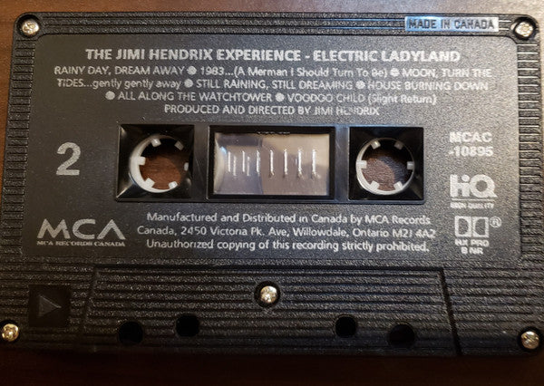 The Jimi Hendrix Experience : Electric Ladyland (Cass, Album, RE)
