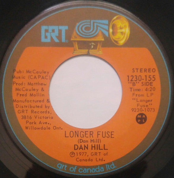 Dan Hill : Let The Song Last Forever (7", Single)
