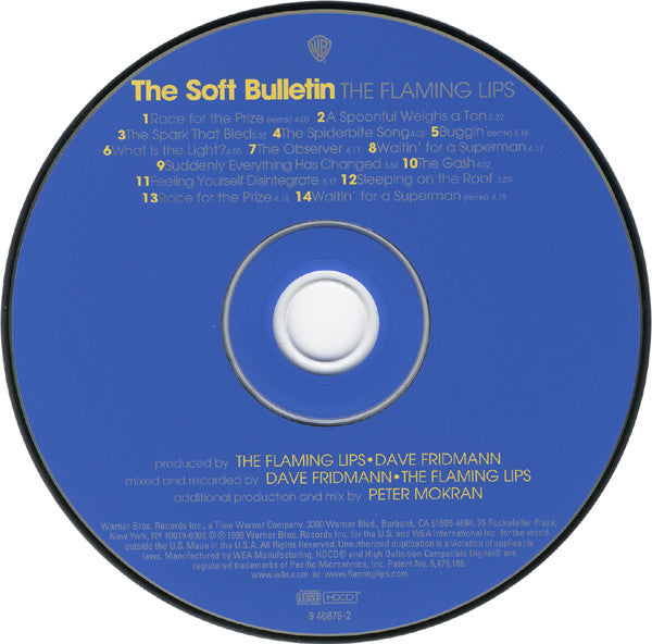 The Flaming Lips : The Soft Bulletin (HDCD, Album)