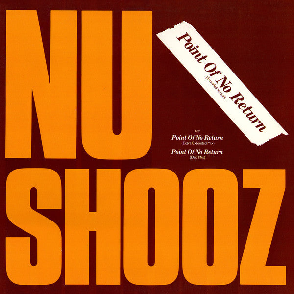 Nu Shooz : Point Of No Return (Extended Version) (12", Spe)
