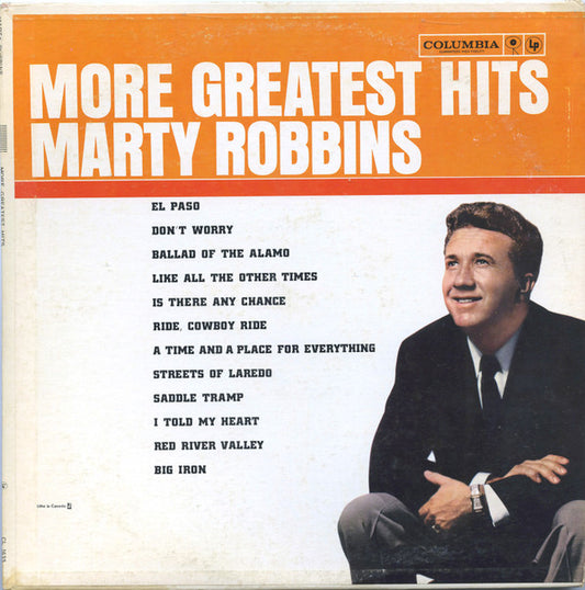 Marty Robbins : More Greatest Hits (LP, Comp, Mono)