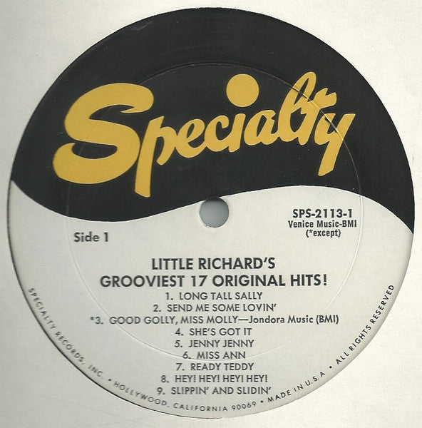 Little Richard : Little Richard's Grooviest 17 Original Hits! (LP, Comp, RE)
