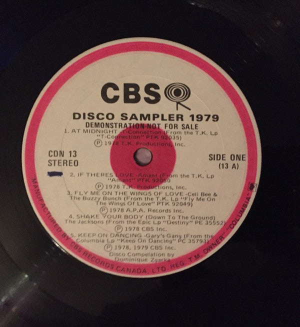 Various : CBS Disco Fantasy (LP, Comp, Promo)