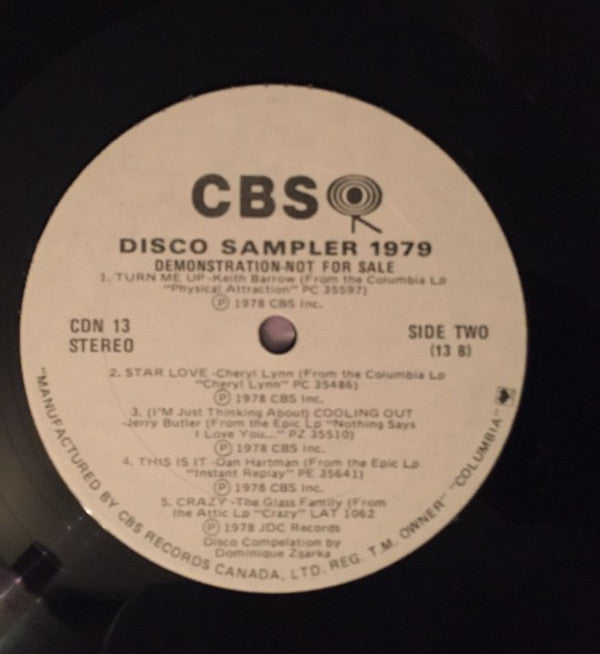 Various : CBS Disco Fantasy (LP, Comp, Promo)