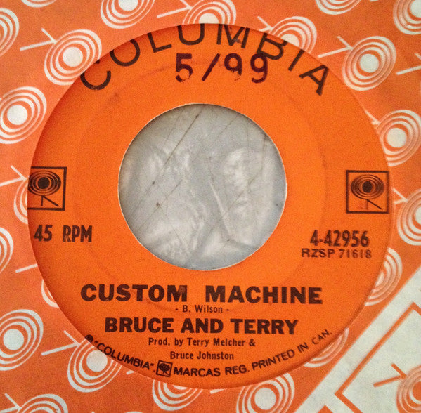 Bruce And Terry* : Custom Machine / Makaha At Midnight (7")