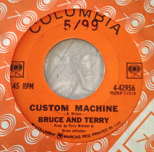 Bruce And Terry* : Custom Machine / Makaha At Midnight (7")
