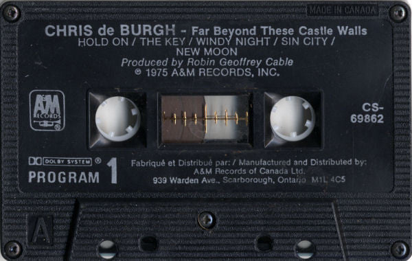 Chris de Burgh : Far Beyond These Castle Walls (Cass, Album, RE, Dol)
