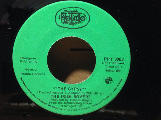 The Irish Rovers : The Gypsy (7", Single)