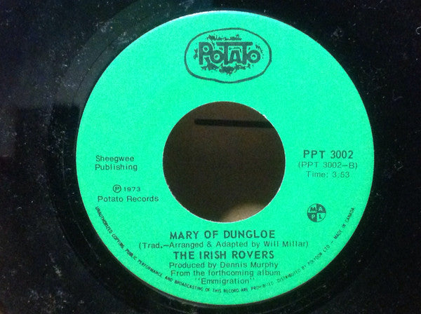 The Irish Rovers : The Gypsy (7", Single)
