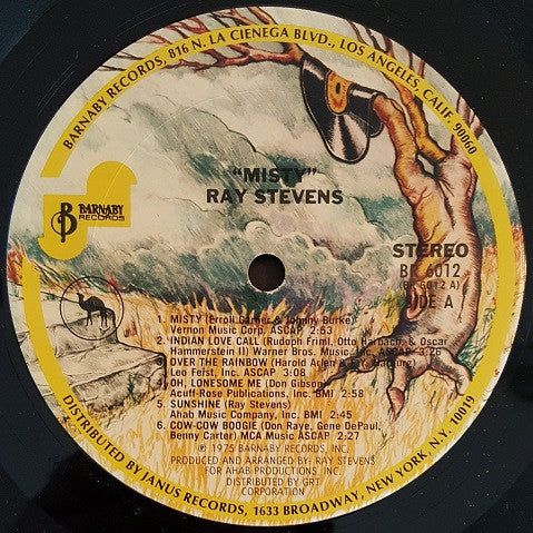 Ray Stevens : Misty (LP, Album, San)