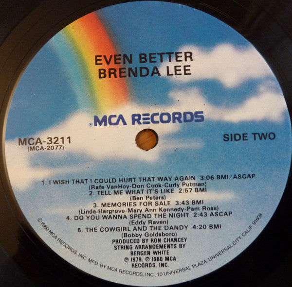 Brenda Lee : Even Better (LP, Album)