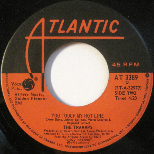 The Trammps : Disco Inferno (7", Single)