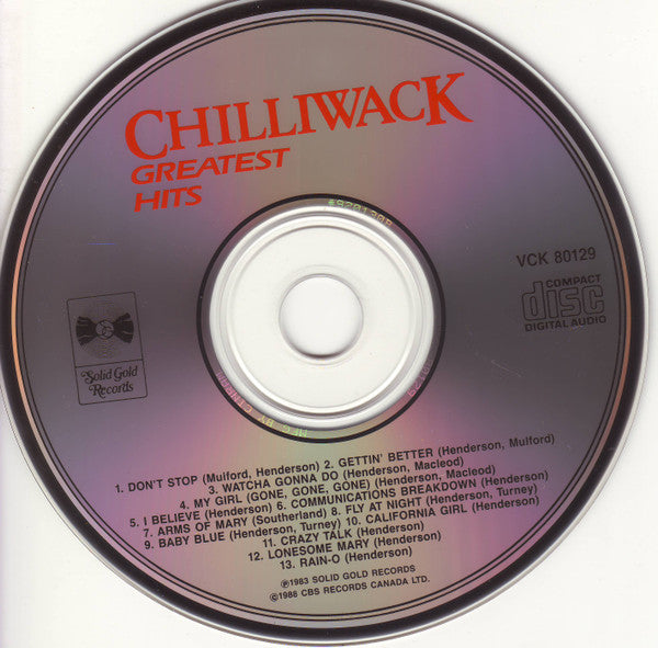 Chilliwack : Greatest Hits (CD, Comp, RE)