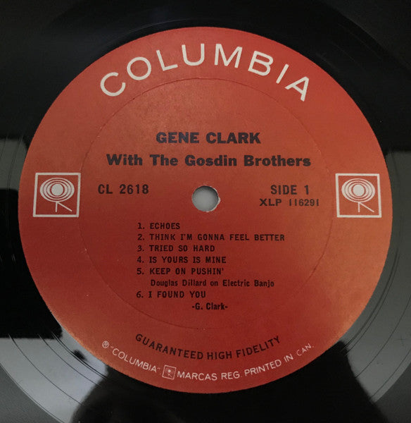 Gene Clark With The Gosdin Brothers : Gene Clark With The Gosdin Brothers (LP, Album, Mono)