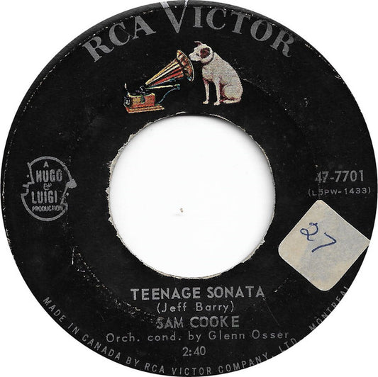 Sam Cooke : Teenage Sonata / If You Were The Only Girl (7")