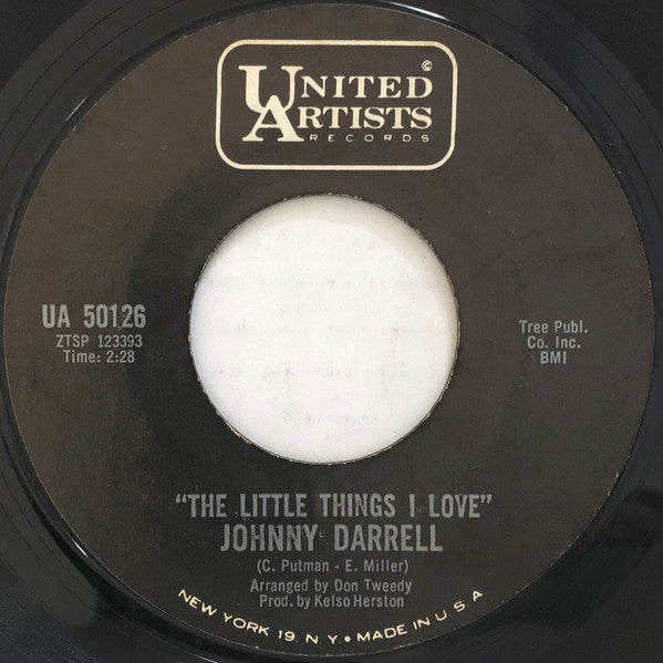 Johnny Darrell : Ruby, Don't Take Your Love To Town (7", Single, Styrene, Mon)