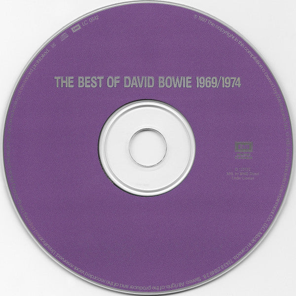 David Bowie : The Best Of David Bowie 1969/1974 (CD, Comp, Club, RP)