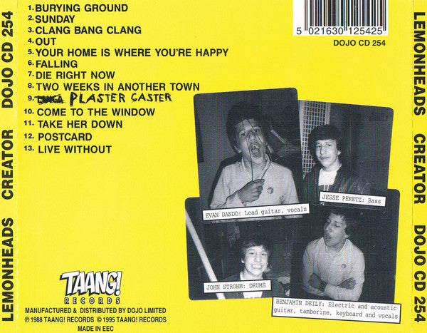 Lemonheads* : Creator (CD, Album, RE)