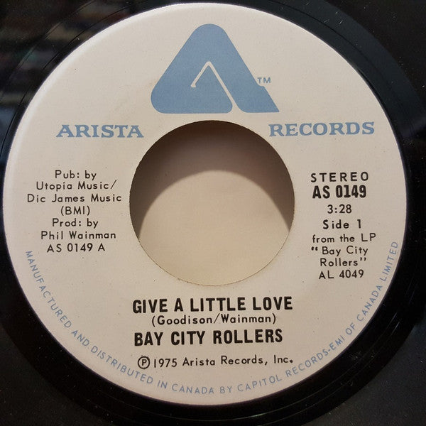 Bay City Rollers : Give A Little Love (7", Single)