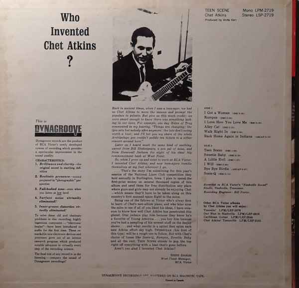 Chet Atkins : Teen Scene (LP, Album)
