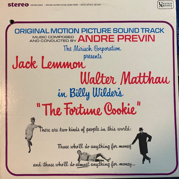 André Previn : The Fortune Cookie:  Original Motion Picture Sound Track (LP, Album)