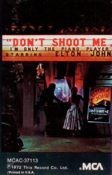 Elton John : Don't Shoot Me I'm Only The Piano Player (Cass, Album, Dol)