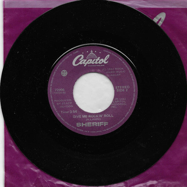 Sheriff (3) : Mama's Baby (7", Single)