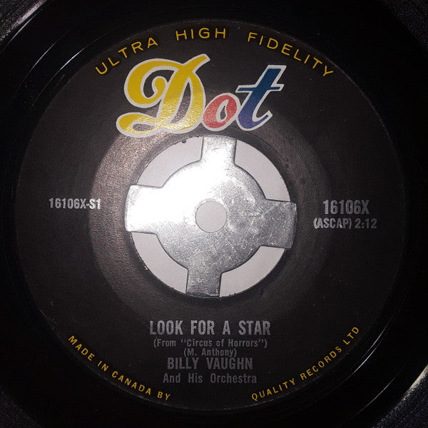 Billy Vaughn And His Orchestra :  Look For A Star / He'll Have To Go (7", Single)