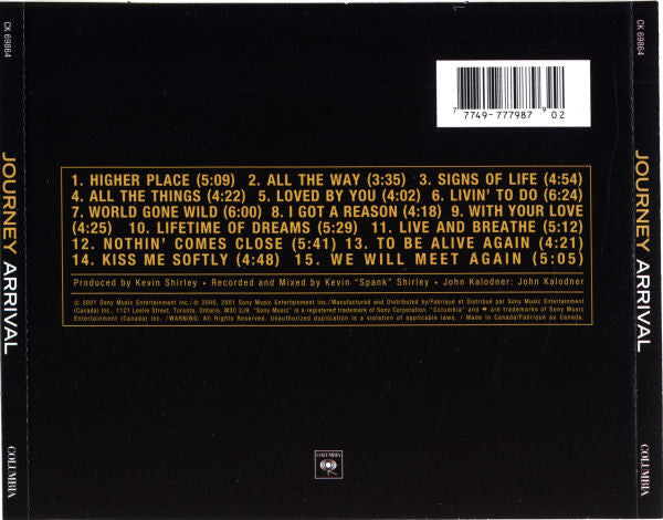 Journey : Arrival (CD, Album)
