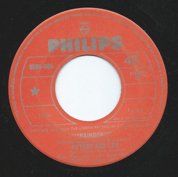 Peters & Lee : Rainbow (7", Single)