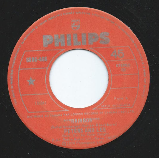 Peters & Lee : Rainbow (7", Single)