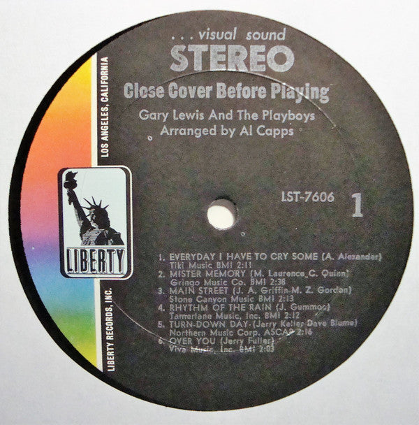 Gary Lewis & The Playboys : Close Cover Before Playing (LP, Album)