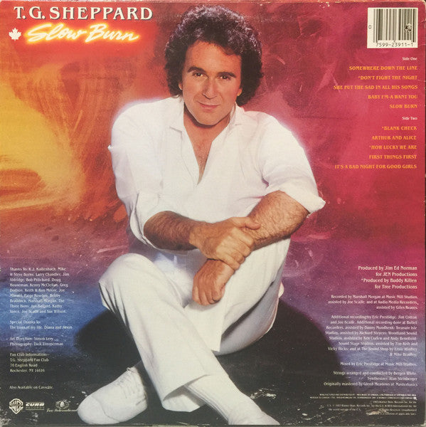 T.G. Sheppard : Slow Burn (LP, Album)