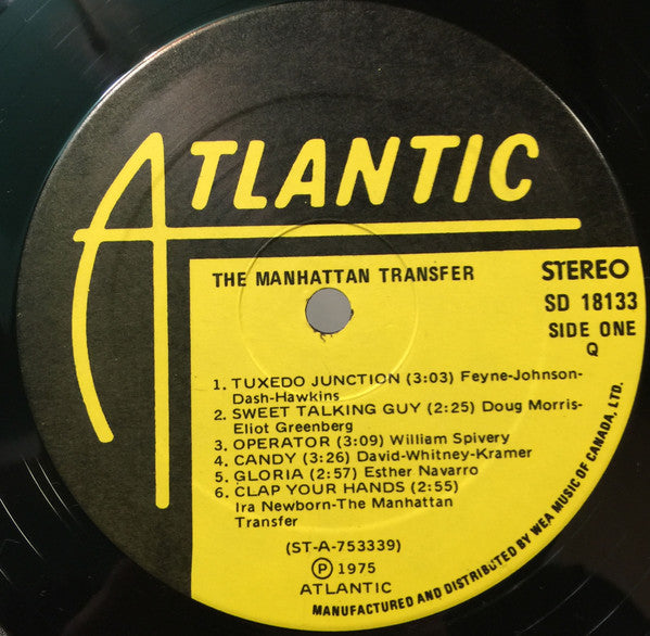 The Manhattan Transfer : The Manhattan Transfer (LP, Album)