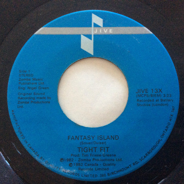 Tight Fit : Fantasy Island (7", Single)