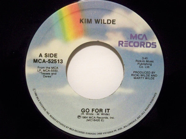 Kim Wilde : Go For It (7", Single, Ltd, Pos)