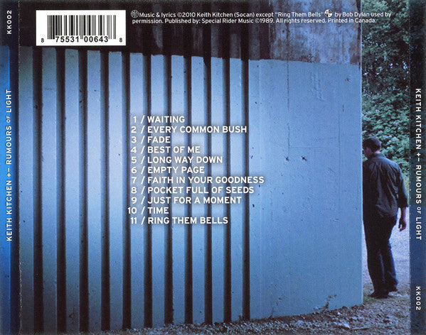 Keith Kitchen (2) : Rumours Of Light (CD, Album)