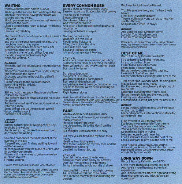 Keith Kitchen (2) : Rumours Of Light (CD, Album)