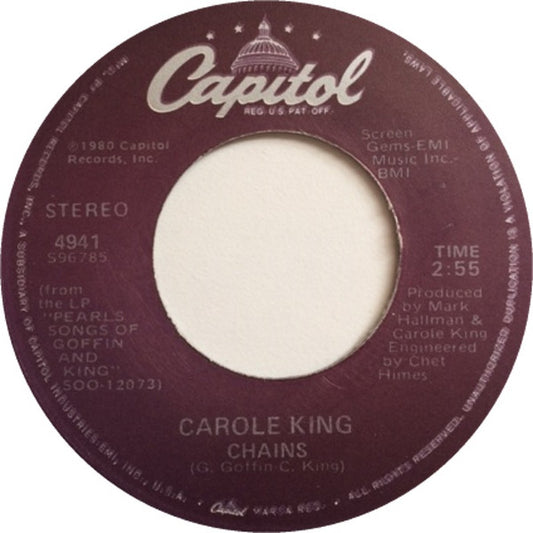 Carole King : Chains  (7", Single)