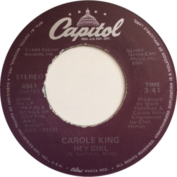 Carole King : Chains  (7", Single)