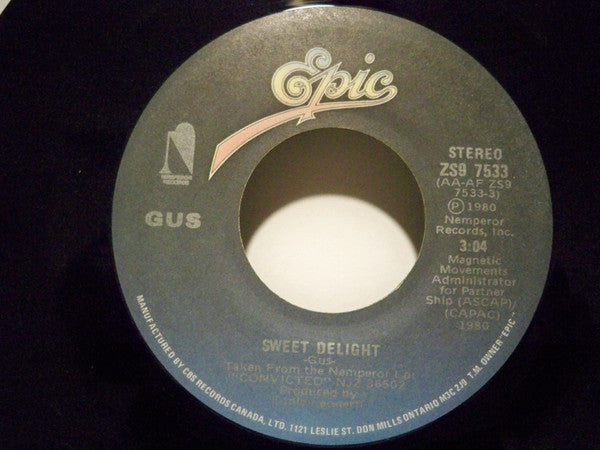 Gus : Sweet Delight (7", Single)