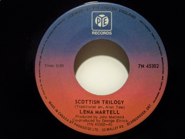 Lena Martell : A Scottish Trilogy / Riches (7", Single)