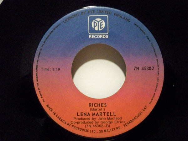 Lena Martell : A Scottish Trilogy / Riches (7", Single)