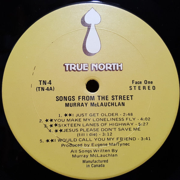 Murray McLauchlan : Song From The Street (LP, Album, Gat)