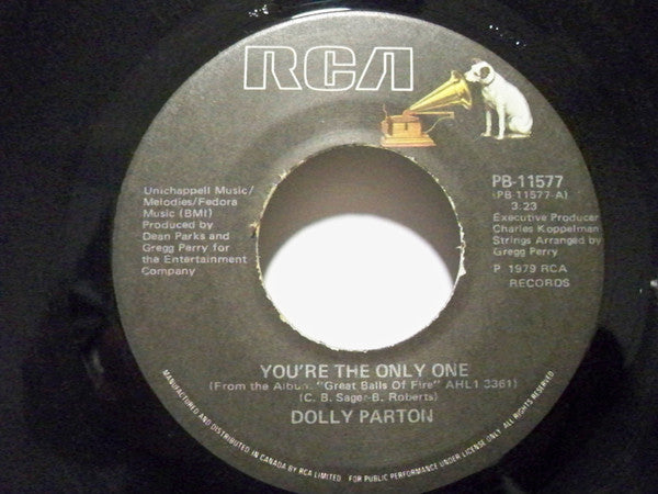 Dolly Parton : You're The Only One / Down (7", Single)