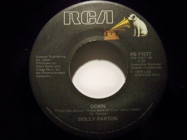 Dolly Parton : You're The Only One / Down (7", Single)