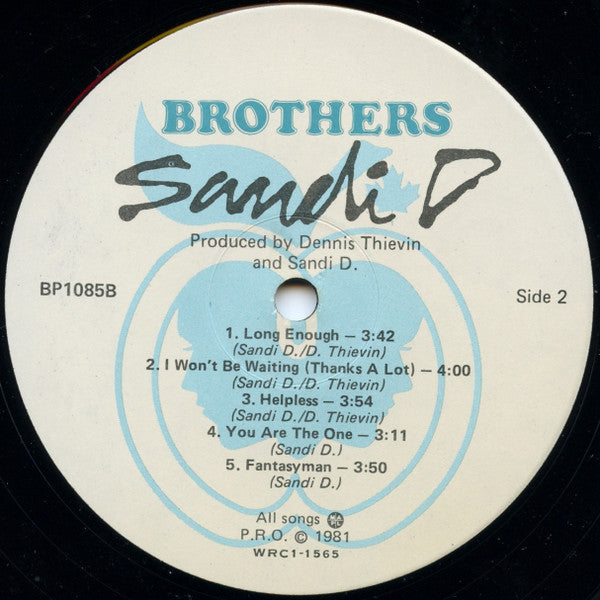 Sandi D. : Sandi  D (LP, Album)