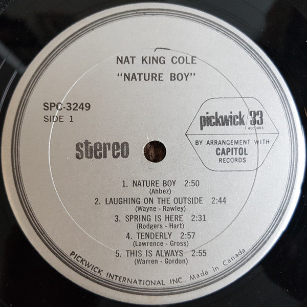 Nat King Cole : Nature Boy (LP, Comp, RE)