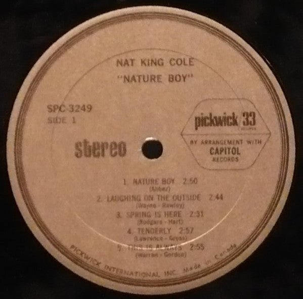 Nat King Cole : Nature Boy (LP, Comp, RE)