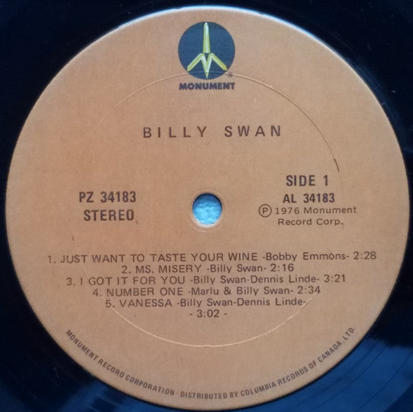 Billy Swan : Billy Swan (LP, Album)